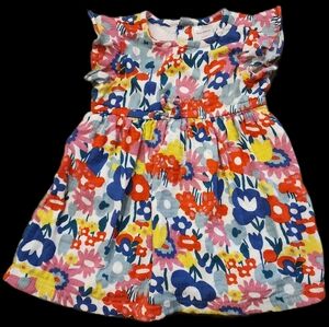 Hanna Andersson Flutter Sleeve Muslin Dress 2t